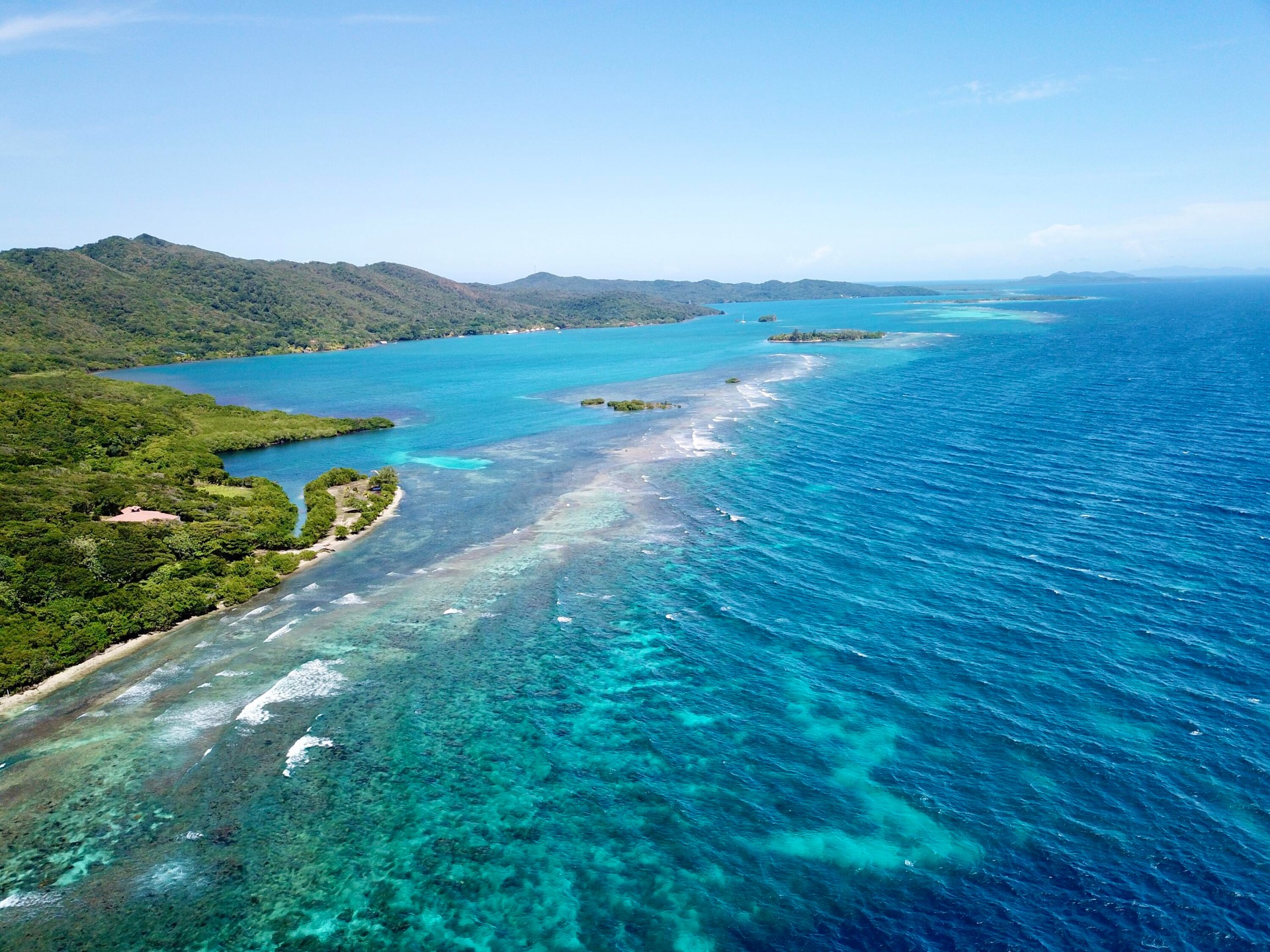 Roatan island off the gulf of Honduras